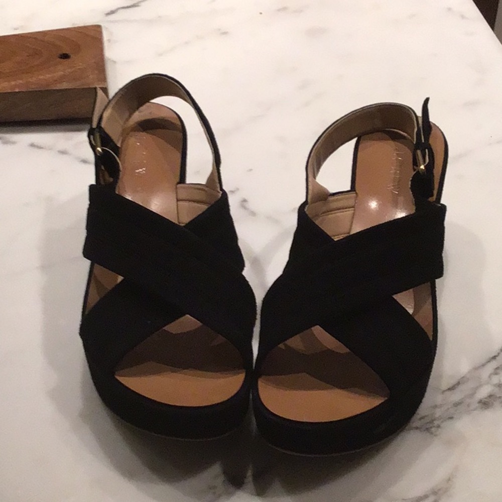 Jcrew Platform Sandal. Perfect Condition - image 1
